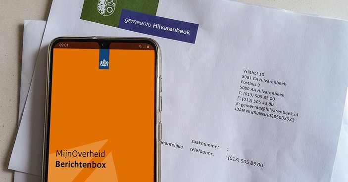 U kunt post van de overheid ook digitaal ontvangen.